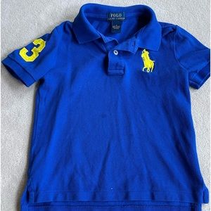 POLO Ralph Lauren. Boys Polo. Good condition. Big pony cotton mesh polo.